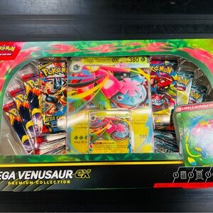 Pokemon Mega Venusaur EX Trading Card Set - Vibrant Multicolor